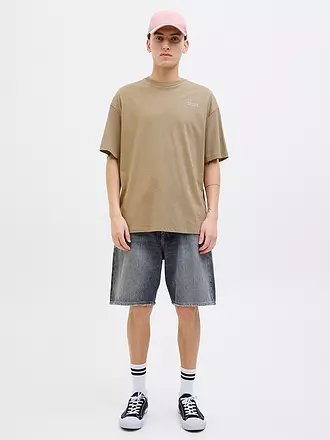 JACK & JONES | T-Shirt JJEAMES | hellbraun